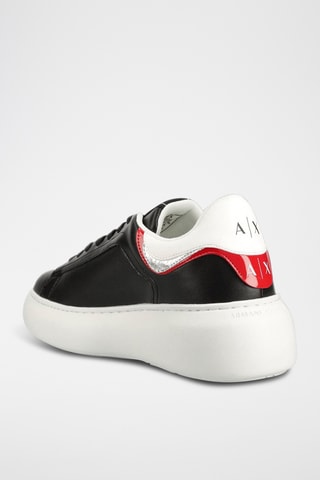 Baskets en cuir - Noir - Armani Exchange
