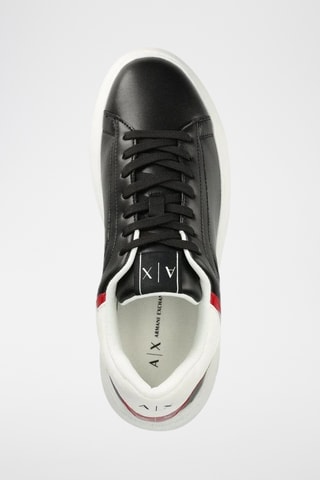 Baskets en cuir - Noir - Armani Exchange