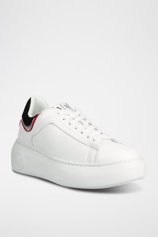 Baskets en cuir - Blanc - Armani Exchange