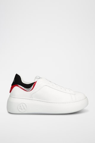 Baskets en cuir - Blanc - Armani Exchange