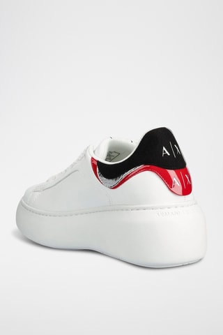 Baskets en cuir - Blanc - Armani Exchange