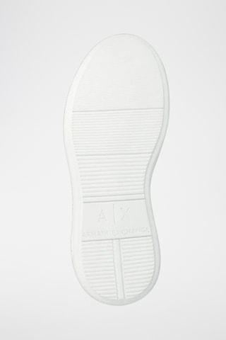 Baskets en cuir - Blanc - Armani Exchange