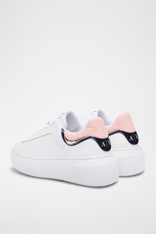 Baskets en cuir - Blanc - Armani Exchange