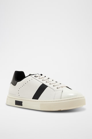 Baskets en cuir - Ecru - Armani Exchange