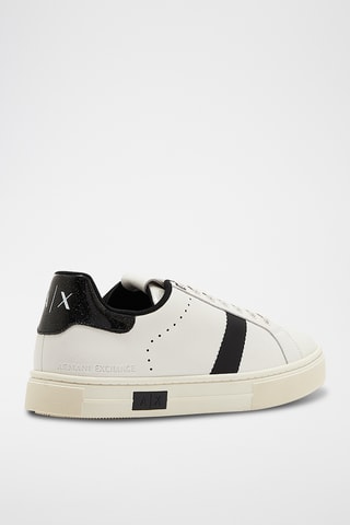 Baskets en cuir - Ecru - Armani Exchange