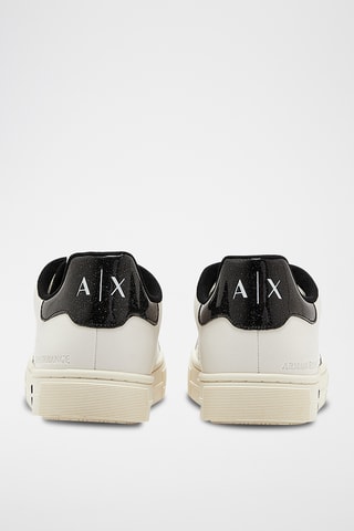 Baskets en cuir - Ecru - Armani Exchange
