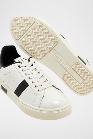 Baskets en cuir - Ecru - Armani Exchange