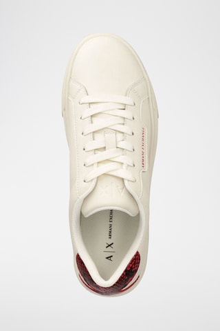 Baskets en cuir - Ecru - Armani Exchange