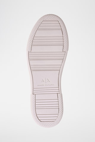 Baskets plateformes en cuir - Noir - Armani Exchange