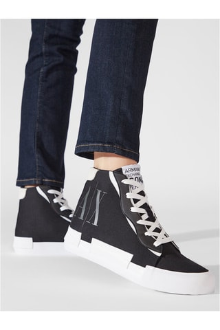 Baskets montantes plateformes - Noir - Armani Exchange
