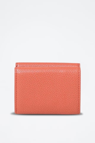 Portefeuille en cuir de mouton - Orange - Emporio Armani