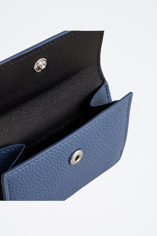 Portefeuille en cuir de mouton - Ciel - Emporio Armani