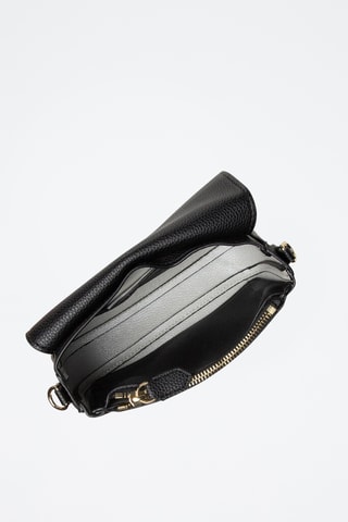 Sac bandoulière en cuir - Noir - Emporio Armani
