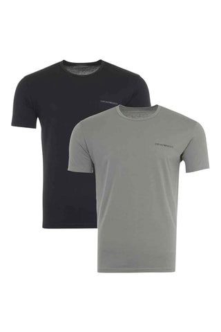 2 t-shirts - Noir et gris - Emporio Armani