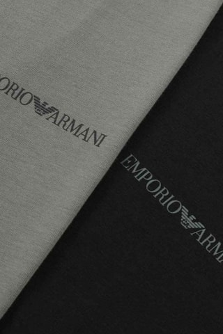 2 t-shirts - Noir et gris - Emporio Armani