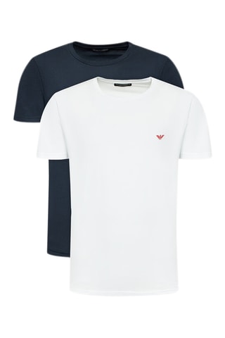 2 t-shirts - Blanc et bleu marine - Emporio Armani