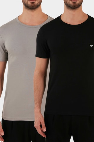2 t-shirts - Noir et gris - Emporio Armani