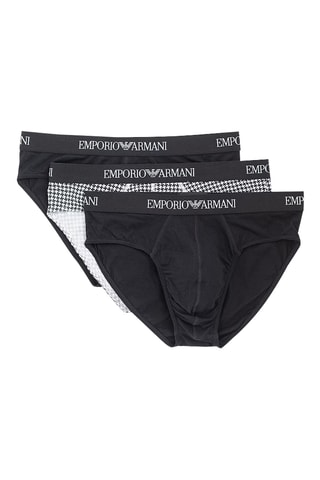 3 slips - Negro y blanco - Emporio Armani