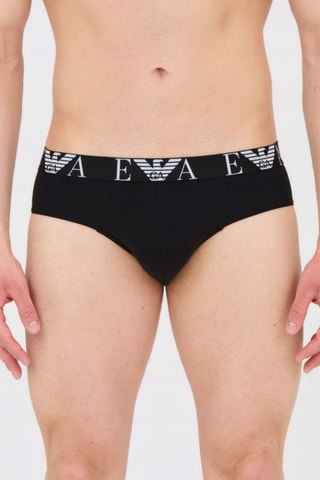 3 slips - Noir et jaune - Emporio Armani