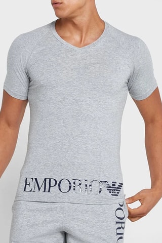 T-shirt - Gris chiné - Emporio Armani