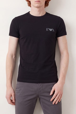 T-shirt - Noir et blanc - Emporio Armani