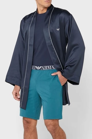 Peignoir - Bleu marine - Emporio Armani