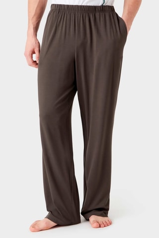 Pantalon loose - Marron - Emporio Armani
