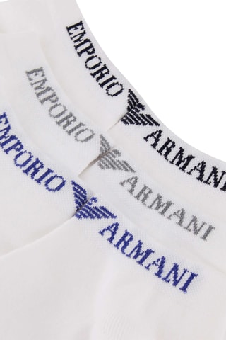 3 paires de chaussettes - Blanc - Emporio Armani