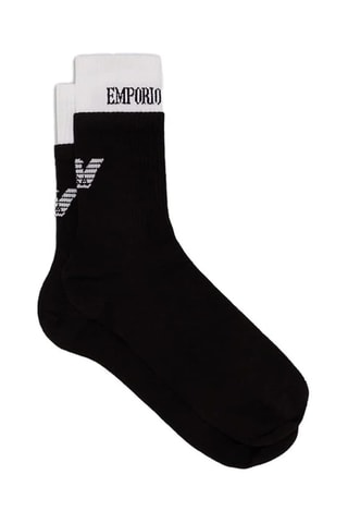 Chaussettes - Noir et blanc - Emporio Armani