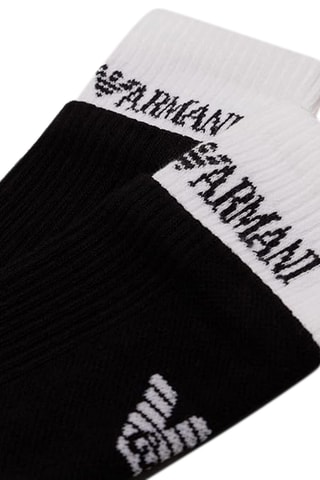 Chaussettes - Noir et blanc - Emporio Armani