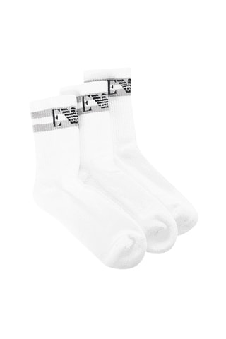 Chaussettes - Blanc - Emporio Armani