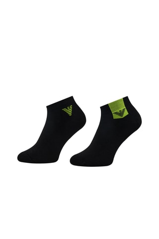 2 paires de socquettes - Noir - Emporio Armani