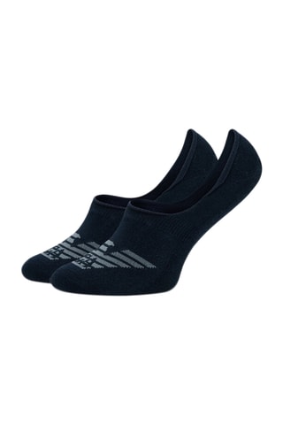 3 paires de protège-pieds - Bleu marine et blanc - Emporio Armani