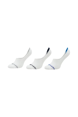 3 paires de protège-pieds - Blanc - Emporio Armani