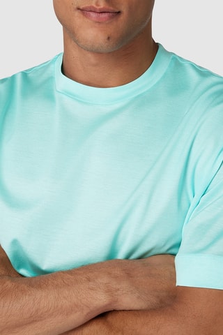 T-shirt straight - Turquoise - Emporio Armani
