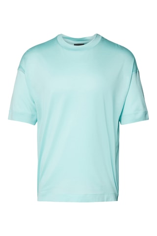 T-shirt straight - Turquoise - Emporio Armani