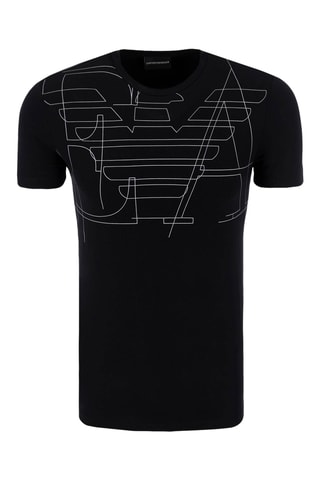 T-shirt slim - Noir - Emporio Armani