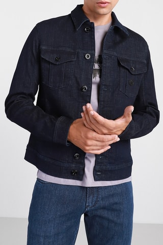 Veste en jean - Bleu nuit - Emporio Armani