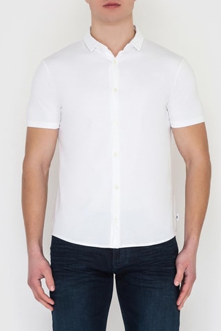 Chemise slim - Blanc - Emporio Armani