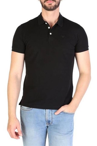 Polo regular - Noir - Emporio Armani