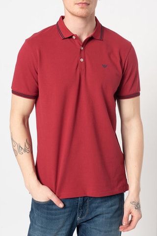 Polo slim - Bordeaux - Emporio Armani