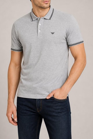 Polo - Gris chiné - Emporio Armani