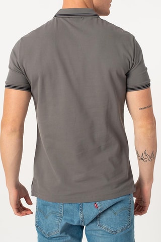 Polo slim - Gris foncé - Emporio Armani