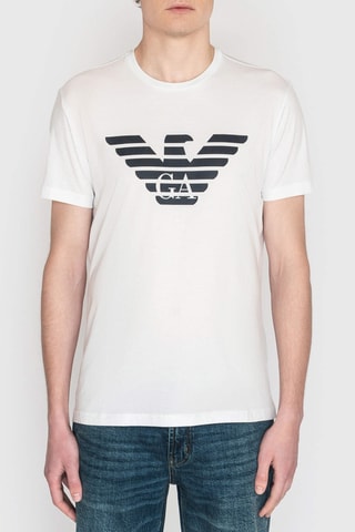 T-shirt regular - Blanc - Emporio Armani