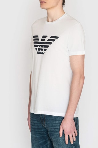 T-shirt regular - Blanc - Emporio Armani