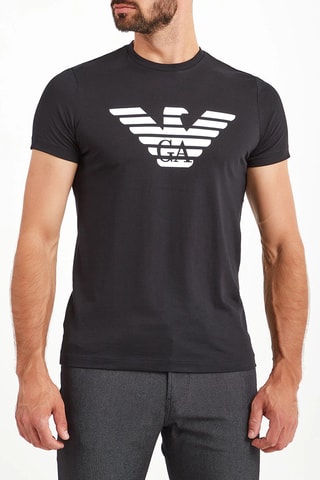 T-shirt regular - Noir - Emporio Armani