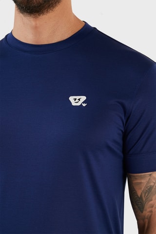 T-shirt regular - Bleu électrique - Emporio Armani