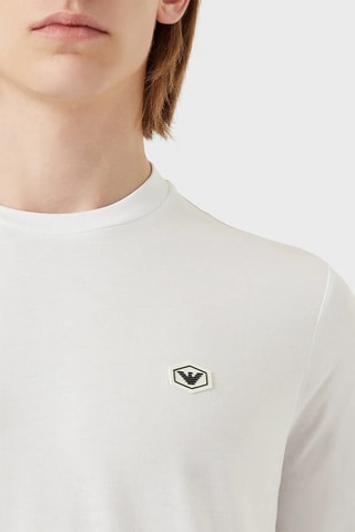 T-shirt regular - Blanc - Emporio Armani