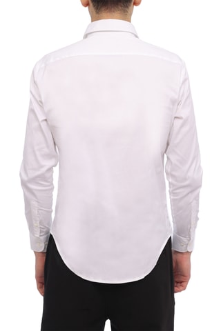 Chemise slim - Blanc - Emporio Armani