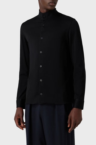 Chemise regular - Noir - Emporio Armani